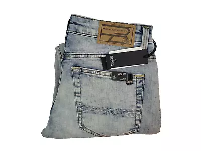 NWT BUFFALO DAVID BITTON Men's Ash-X Slim Stretch Denim Jeans  MSRP $109.99 • $44.99