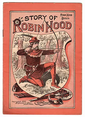 The Story Of Robin Hood Robin Hood Series McLouglin Bro's 1889 Color Illustr • $15.30