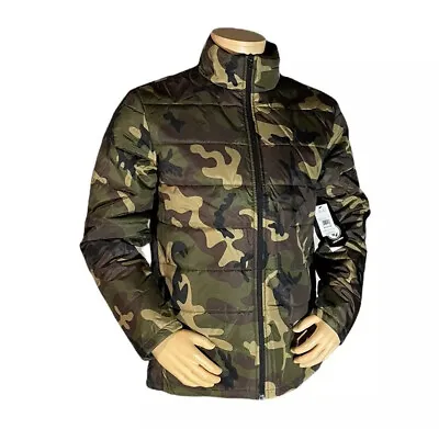 VOLCOM PUFF PUFF ZIP-UP JACKET A1602005 ( MENS SIZE Small ) CAMO NWT • $65