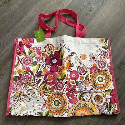 VERA BRADLEY Market Tote REUSABLE SHOPPING BAG TOTE Clementine NWT • $15.50