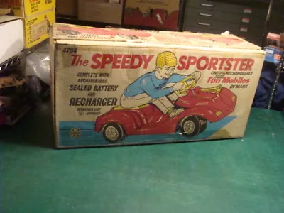 The SPEEDY SPORTSTER -- UNUSED -- MARX Rare Outdoor Toy - 1960s/70s -- Big Wheel • $823.18