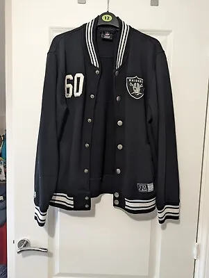 NFL Raiders Varsity Jacket. Oakland Raiders. Size Uk Mens Large • £30