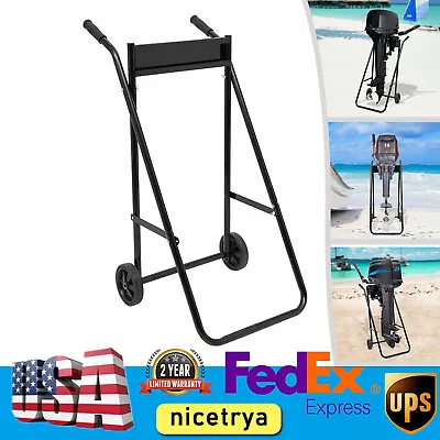 Outboard Motor Trolley Carrier Stand  Boat Engine Carrier Cart Transport Dolly • $64.60