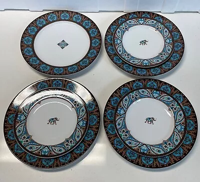 7 Vera Bradley Dinnerware - Java Blue - Plates (dinner: 4) (salad: 3) • $45