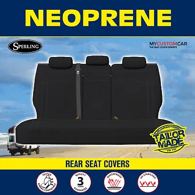 For Toyota FJ Cruiser Wagon 2011-2016 Neoprene Black Custom REAR Seat Covers • $239