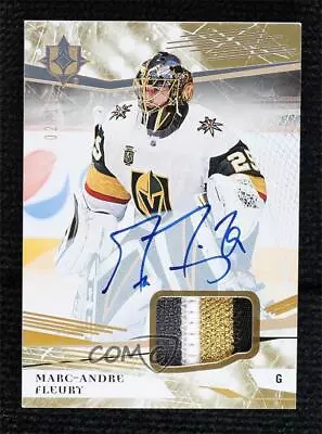2017-18 Ultimate Collection Auto Patch 2/10 Marc-Andre Fleury #5 • $52