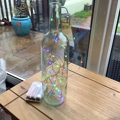 Battery Operated Colourful LED Lights In A Bottle • £7.99