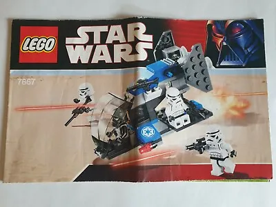 LEGO Star Wars 7667 Imperial Dropship Building Instruction • $3.92