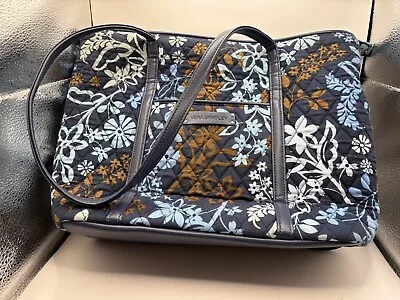 Vera Bradley Java Blue Little Betsy Double Strap Medium Shoulder Bag Tote • $22.49