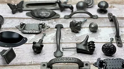 £3.85 • Buy Cast Iron Chest Drawer Wardrobe Kitchen Cupboard Cabinet Door Handles & Knobs