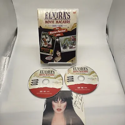 Elvira's Movie Macabre: Maneater Of Hydra / The House That Screamed (DVD 2007) • $20.99