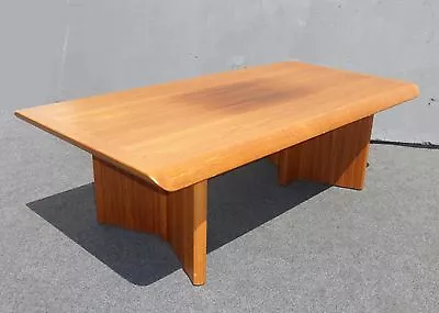 Vintage Danish Modern Teak Coffee Table Made In Canada By Nordic Furniture  • $425