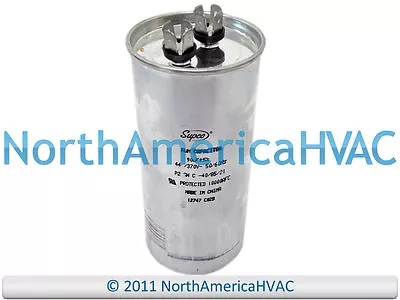 Motor Round Single Run Capacitor 90 MFD 370 440 VAC Volt Replaces Packard PRC90 • $24.20