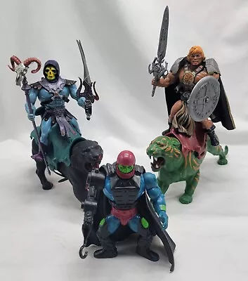 Motu Masters Of The Universe Lot Of Custom Vintage He-Man Skeletor Trapjaw  READ • $44.99