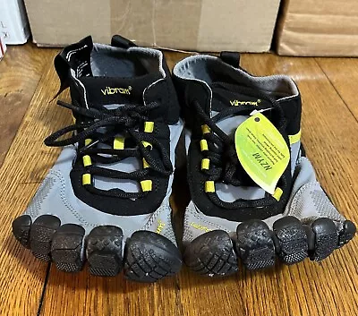 Vibram FiveFingers V-Trek Grey/Black Men's Size US 8.5-9 / EU 41 • $79