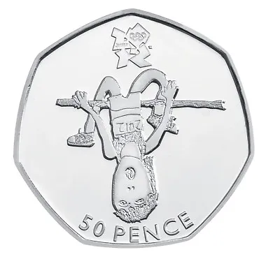 Athletics London 2012 Olympics 50p Coin • £3