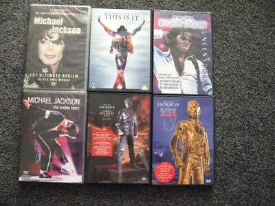 Bundle Michael Jackson Dvd's • £2.99