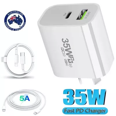 DUAL USB Wall Charger Fast PD Power Adapter Type C QC3.0 For Android IPhone IPad • $15.19