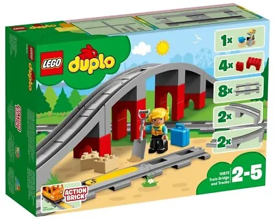 $39.99 • Buy LEGO® DUPLO® 10872 Train Bridge And Tracks