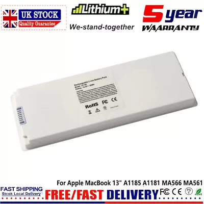 A1185 Battery For Apple MacBook 13  A1181 MA566 MA561 2006-2009 (60Wh 10.8V) • £18.95