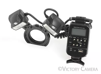 Canon MT-24EX Macro Twin Lite TTL Flash Ring Light Unit -Clean In Case- • $368.70