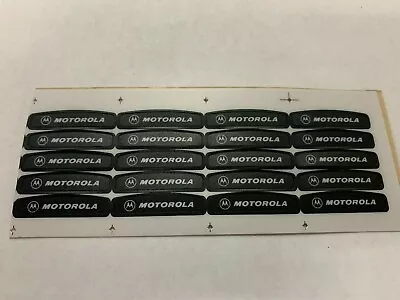 NEW OEM MOTOROLA XTS5000 XTS3000 REAR NAME PLATE HOUSING LABEL STICKER Qty-1 • $7.11