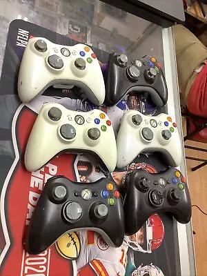 $9.99 • Buy OEM Microsoft Xbox 360 Controller Broken Lot Of 6 *For Parts Or Repair