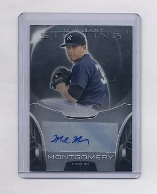 Mark Montgomery 2013 Bowman Sterling Auto Autograph Rookie Rc Yankees • $2.99