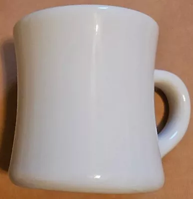 Vintage 1950 VICTOR Stamped 6 Oz Ivory Coffee Mug Heavy • $15