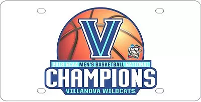 Villanova University Wildcats 2018 Champions Premium Laser Cut Tag License... • $24.01