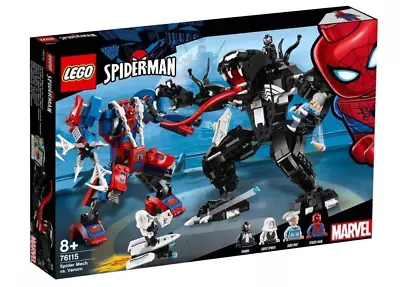 LEGO Marvel Super Heroes Spider Mech Vs. Venom 76115 Retired NEW • $90