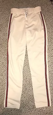 Nike Virginia Tech Hokies Baseball Throwback Creme Game Worn Pants Size 34 • $10