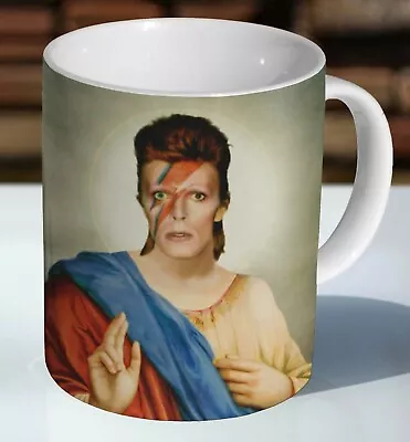 David Bowie Ziggy Stardust Holy Ceramic Coffee Mug - Cup • £8.85