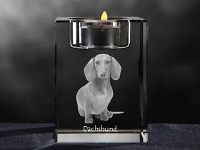 Dachshund Kristall-Kerzenleuchter With Dog Crystal Animals • $56.41