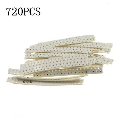 720PCS 1206 0805 0603 SMD Capacitor Assorted Kit 36 Types Total 720pcs • $10.30