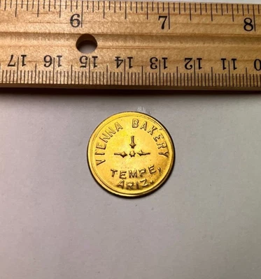$3.99 • Buy Tempe Arizona - Vienna Bakery - 5-cent Trade Token
