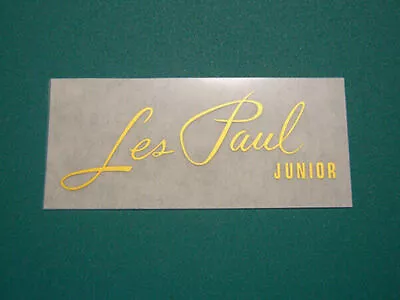 GIBSON Les Paul JUNIOR Repair Logo Decal Inletter Type • $83.96