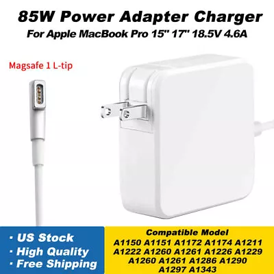 85W L-tip Power Adapter Charger For Apple MacBook Pro 15  17  A1150 A1151 A1172 • $11.89