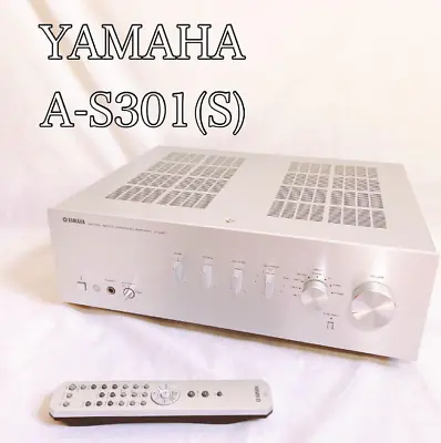 Yamaha A-S301 Silver Integrated Amplifier Used Working Tested From Japan • $337.98