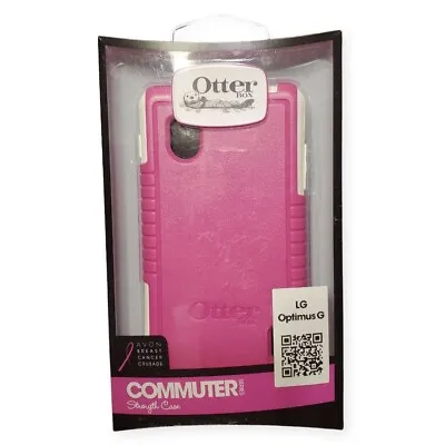 NIB OtterBox- Pink/White Cell Phone Case For LG Optimus G • $10.99
