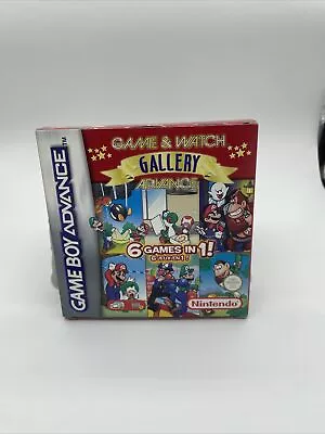 📟Game Boy Advance-GAME & WATCH GALLERY ADVANCE-CIB- VGC- *Tested* • £69