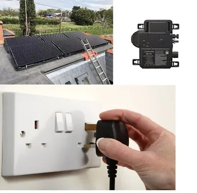 400w 240v Home DIY Plug-In Solar Power Kit Ground Mount Garden / Patio / Roof • £569.99