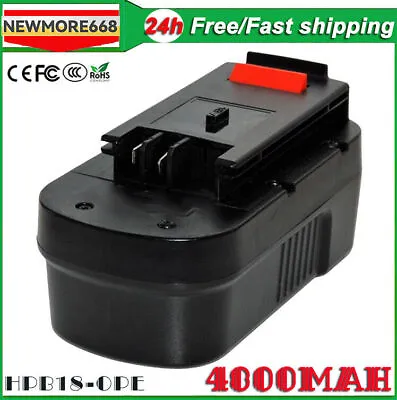 Pack 4800mAH HPB18 18V HPB18-OPE 244760-00 18 VOLT BATTERY FOR BLACK AND DECKER • $21.98