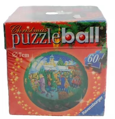 Ravensburger Christmas PuzzleBall Ornament 2008 Jigsaw Puzzle Ball 2008 Sealed • $15