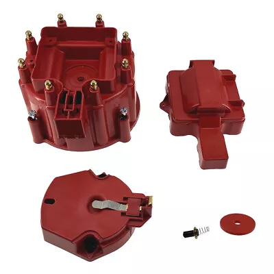 Red HEI Large Distributor Cap Rotor Kit For CHEVY GM SBC BBC 305 327 350 396 454 • $15.99