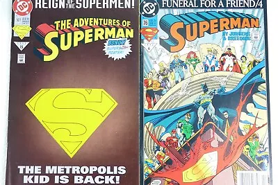 Collector's Lot Of 1990's Vintage Superman Comics Books All High Grade! • $12.99