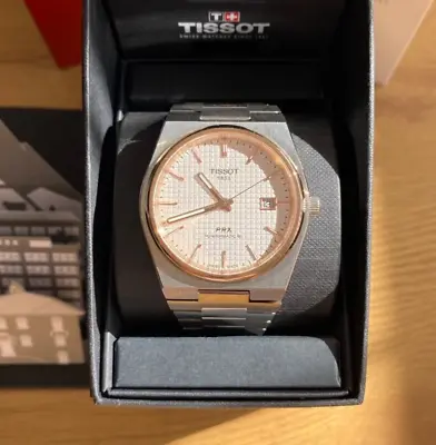 TISSOT PRX Powermatic80 Automatic 40 Mm Rose Gold Men's Watch T137.407.21.031.00 • £249