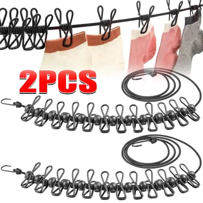 £8.95 • Buy Travel Washing Line Adjustable Elastic Travel Clothes Line Camping Washing Line