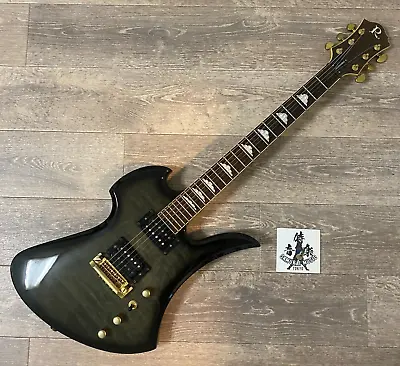 B.C.Rich Electric Guitar Mockingbird 680JE Black Ash Medium Scale From Japan • $429.99