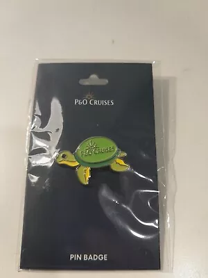 P&O Cruises Turtle Pin Badge Brand New • £5